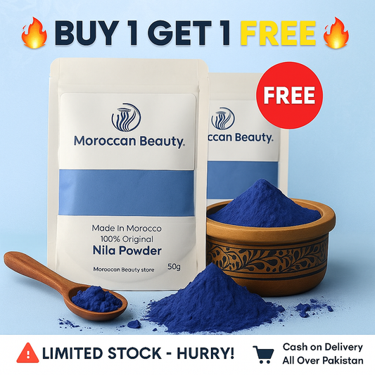 Moroccan Blue Nila Skin Whitening Powder