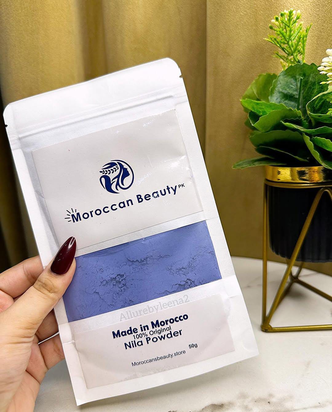 Moroccan Blue Nila Skin Whitening Powder