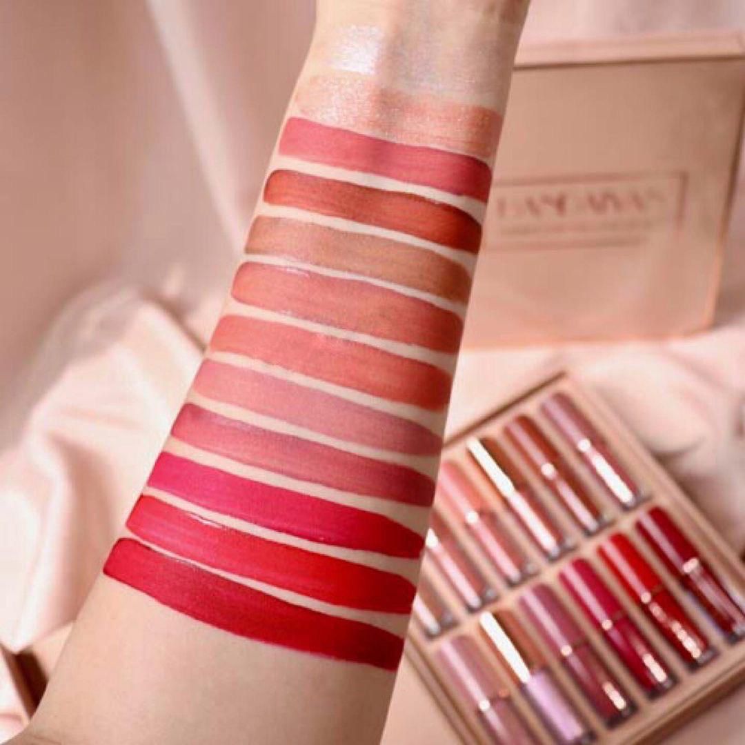 12 Pcs Matte Liquid Lipstick Set