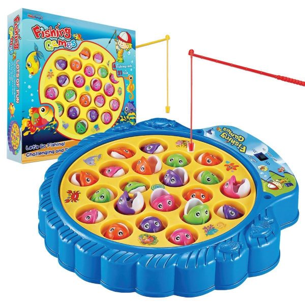 Magnetic Fish Catching With Rod | Fishing Game Toy For Kids (random Color) Shopcify